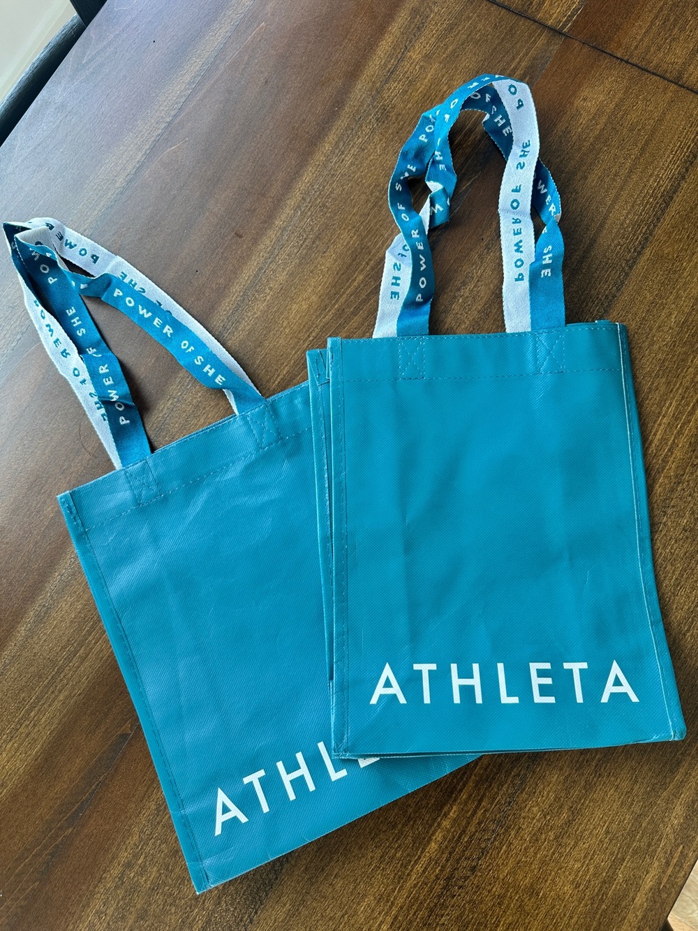 NWT! Bundle of 2 Athleta Reusable Tote Bags
